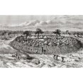 thumbnail image 1 of A Congolese Village In The Mid 19th Century From The Book Africa Pintoresca Published 1888 Poster Print, 36 x 22 - Large, 1 of 1