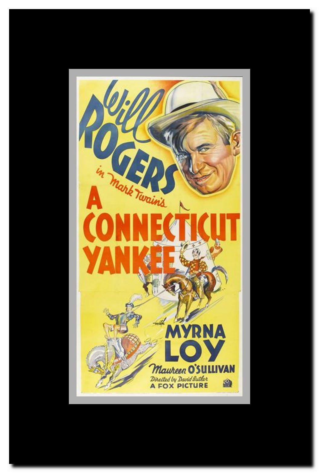 A Connecticut Yankee Framed Movie Poster