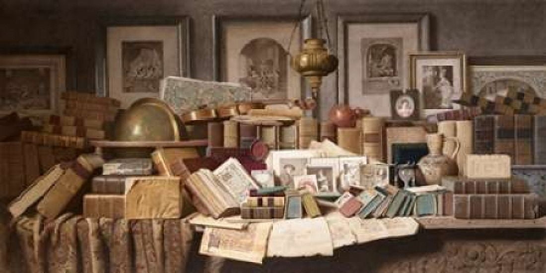 A Connoisseurs Corner Canvas Art - Benjamin Walter Spiers (10 x 20)