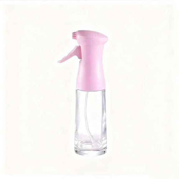 A Cooking Spray Bottle Glass Olive Oil Dispenser With Pink Design Fine Mist Nozzle And Easy Use For Kitchen Utensils And Healthy Cooking 3X3X8In 1Lb