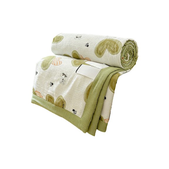 A Cool Breathable Summer Quilt Machine Washable Lightweight For Air Conditioner Room 78.7X59.1Inch