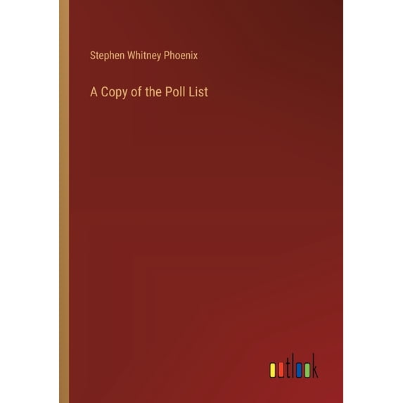 A Copy of the Poll List (Paperback)