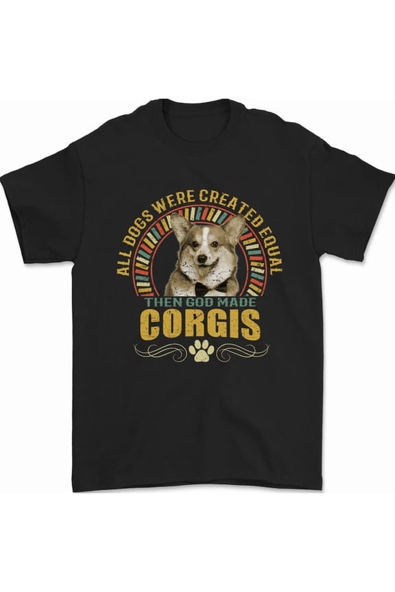 A Corgi Dog Mens Womens S-5XL T-Shirt, Vintage Birthday Gift