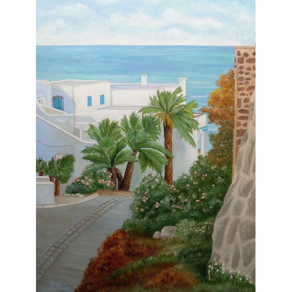 A Corner In San Jose Poster Print - Angeles M. Pomata (24 x 32)