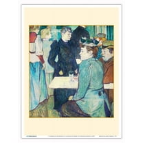 A Corner of the Moulin de la Galette - Paris France Dance Hall - From an Original Color Painting by Henri de Toulouse-Lautrec c.1892 - Master Art Print (Unframed) 9in x 12in