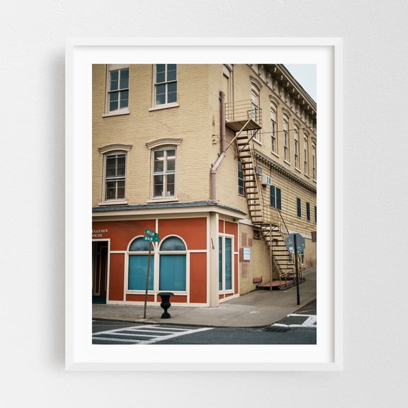 A Corner in Catskill - Catskill New York Photography White Framed Wall Art Print 16 x 20 inches