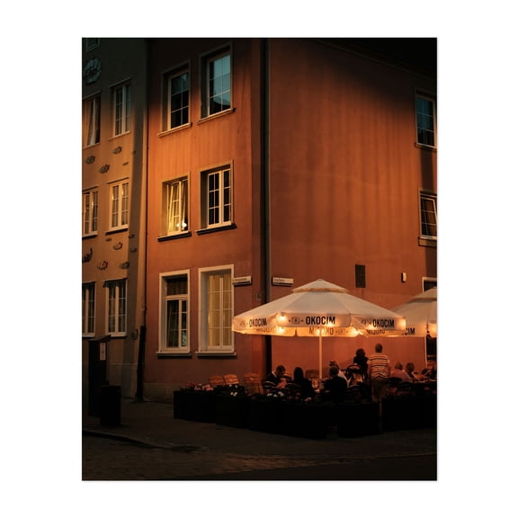 A Corner in Gdańsk - Gdańsk Pomorskie Poland Photography Unframed Wall Art Print 11 x 14 inches