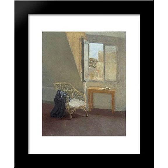 A Corner of the Artist's Room in Paris 20x24 Framed Art Print by Gwen John