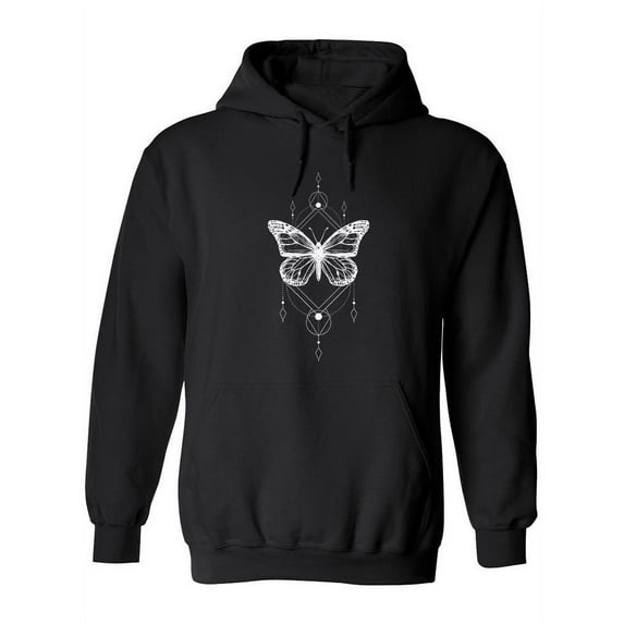 A Cosmic Butterfly Hoodie Women -SPIdeals Designs, Female Large