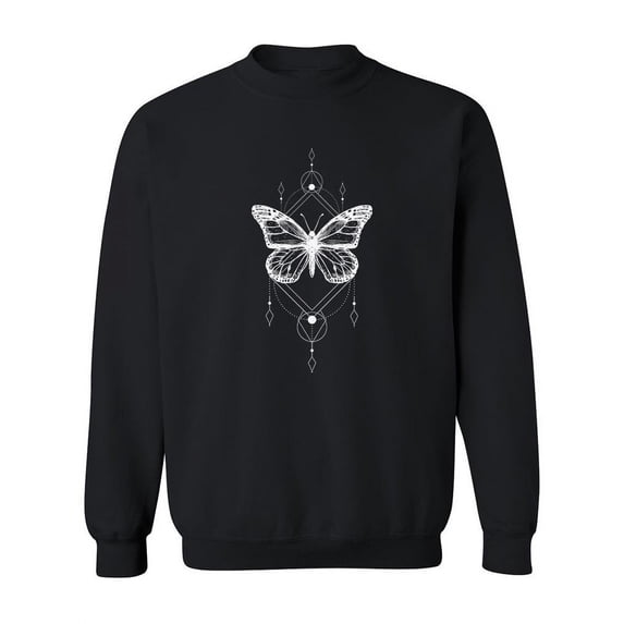 A Cosmic Butterfly Sweatshirt Women -SPIdeals Designs, Female 3X-Large