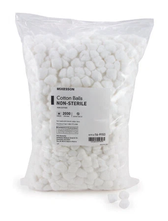 A Cotton Ball Medium Cotton NonSterile Bag of 2000