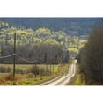 thumbnail image 1 of A Country Road with Electrical Wires Running Along It - Thunder Bay - Ontario - Canada Poster Print - 38 x 24 - Large, 1 of 1
