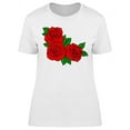 thumbnail image 1 of A Couple Of Red Roses T-Shirt Women -Image by Shutterstock, Female Small, 1 of 2