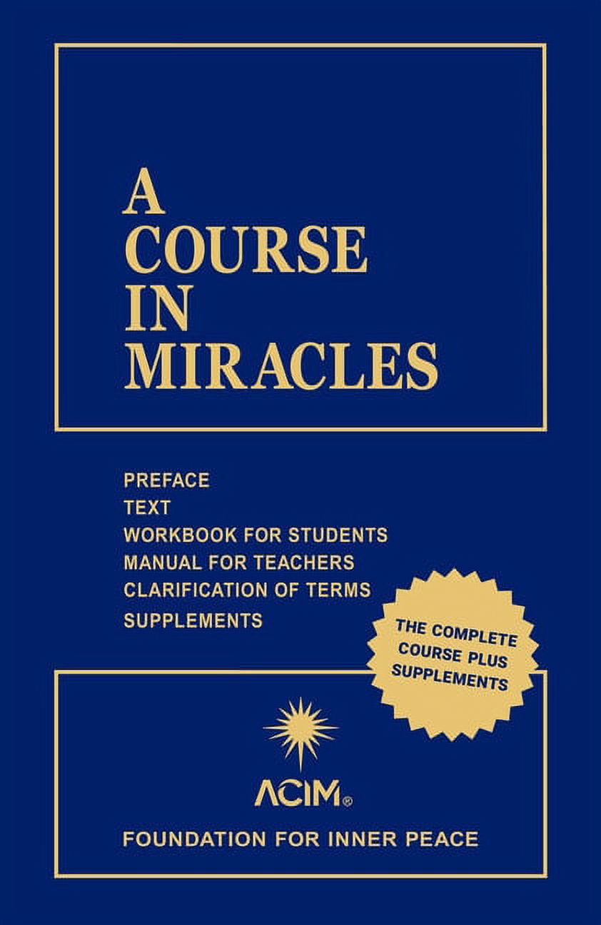 A Course in Miracles: Combined Volume (Hardcover) - Walmart.com