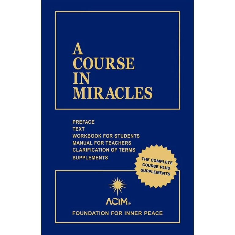 A Course In Miracles – Hard Cover Original Edition – The