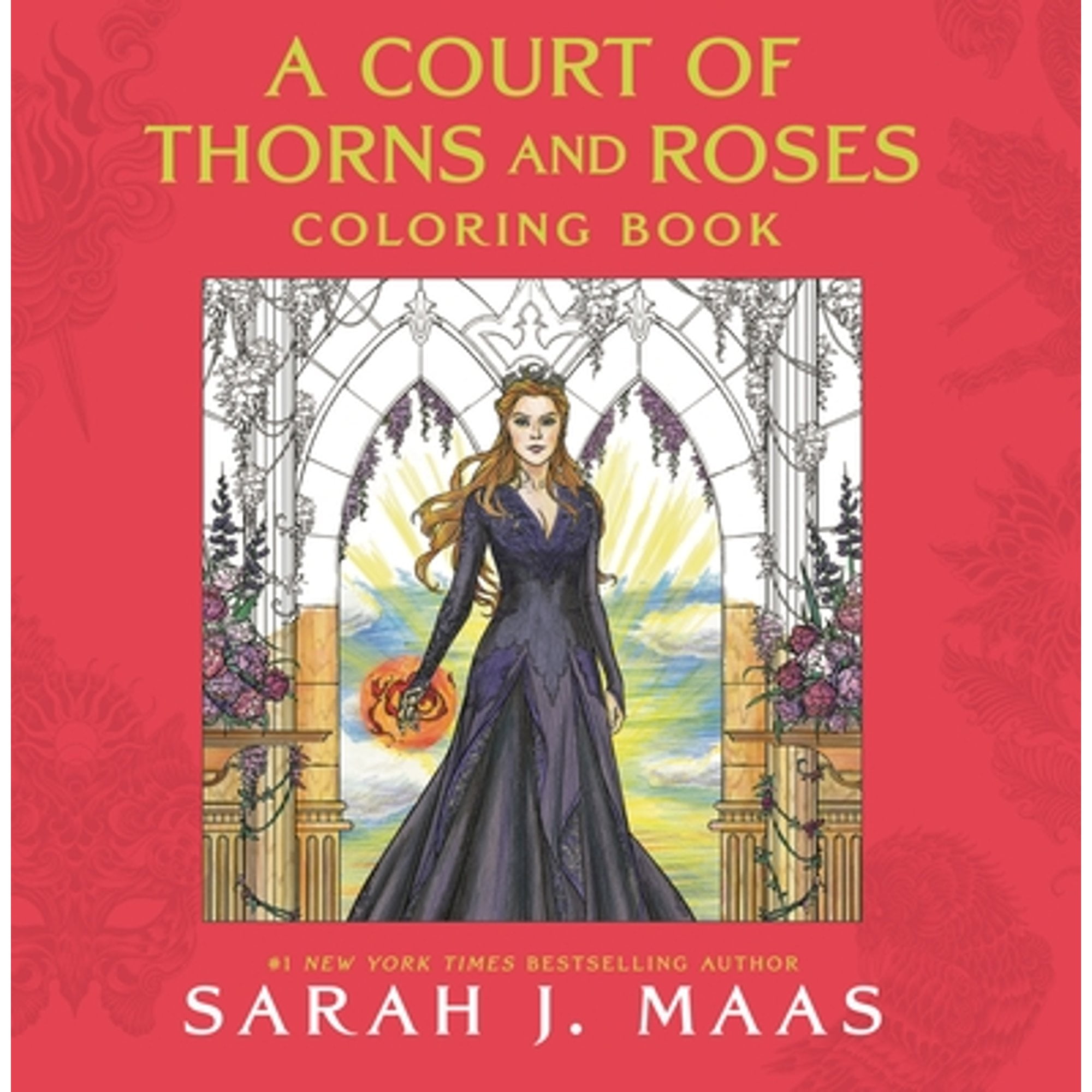 Pre-Owned A Court of Thorns and Roses Coloring Book, 9781681195766, 1681195763, Paperback, Clr Csm edition