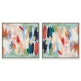 thumbnail image 1 of Art Remedy Saturaded Colors Art Canvas, 24" x 24", Silver Frame, Amonada II Set, 1 of 5