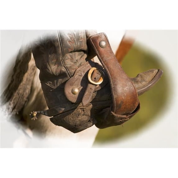 A Cowboy Boot Poster Print