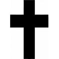 thumbnail image 1 of A Cross Picture Art – Living Room – Home Decor Sticker - Vinyl Wall Decal - Size : 14 X 28 Inches, 1 of 1
