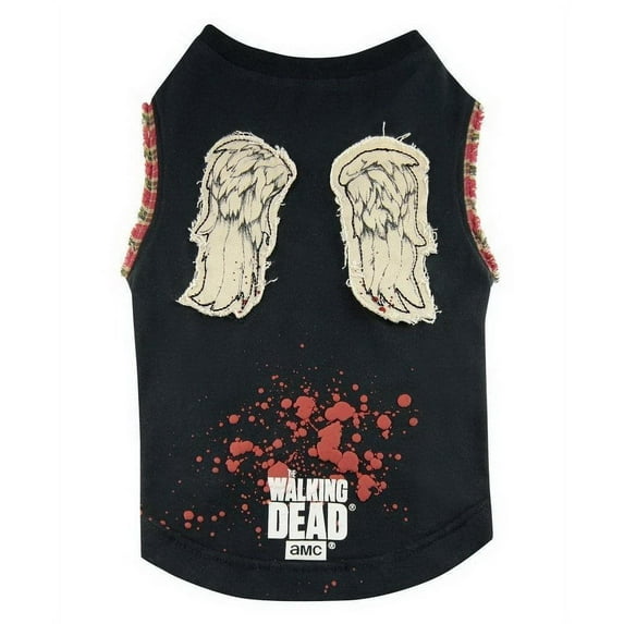 A Crowded Coop The Walking Dead Daryl Wings Dog Shirt-Large