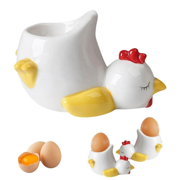 A Cup Essentials Egg Cup Chicken/Ducks Egg Cup Funny Egg Cup Porcelain Comfortable Grip And Children Egg Cup For Family Friends