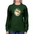 thumbnail image 1 of A Curious Cat Sweatshirt Women -Kayomi Harai Designs, Female x-Large, 1 of 4