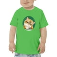 thumbnail image 1 of A Curious Cat T-Shirt Toddler -Kayomi Harai Designs,  5 Toddler, 1 of 4