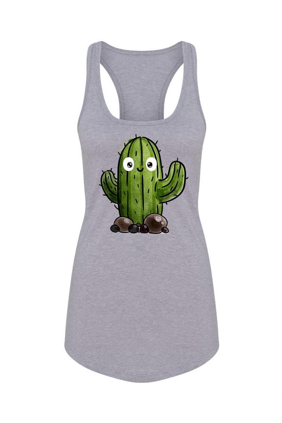 A Cute Cactus Tank Women -Image by Shutterstock, Female Large