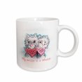 thumbnail image 1 of 3drose, a Cute Cartoon of Two Westie Puppies with Typography., 11oz Mug, 1 of 6