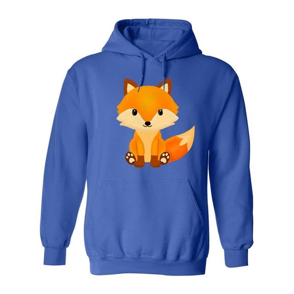 A Cute Sitting Fox Hoodie Women -SPIdeals Designs, Female XX-Large