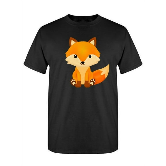 A Cute Sitting Fox T-Shirt Women -SPIdeals Designs, Female XX-Large