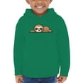 thumbnail image 1 of A Cute Sloth Sleeping Hoodie Toddler -Image by Shutterstock,  5 Toddler, 1 of 4