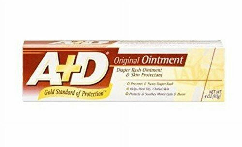 A+D Diaper Rash Ointment & Skin Protectant Original 4 oz