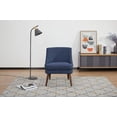 thumbnail image 1 of A&D Home Dana Linen Accent Chair, Blue, 1 of 7
