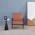 thumbnail image 1 of A&D Home Parker Polyester Corduroy Accent Chair, Orange, 1 of 8