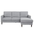 thumbnail image 1 of A&D Home Rachel Sectional Sofa, Gray, 1 of 10