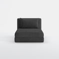 thumbnail image 1 of A&D Home Santa Polyester Futon Convertible Chair, Dark Gray, 1 of 9