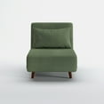 thumbnail image 1 of A&D Home Tustin Polyester Convertible Futon Chair, Olive Green, 1 of 10