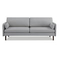thumbnail image 1 of A&D Home Yucca Light Gray Polyester Modern Sofa, Upholstered Contemporary Couch, 1 of 8