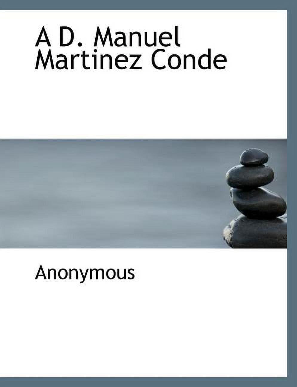 A D. Manuel Martinez Conde (Paperback)(Large Print)