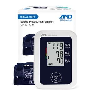 A&D Medical UA-651SAC Heart Rate Detection Digital Upper Arm Blood Pressure Monitor with Small Cuff