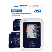 A&DMedical Blood Pressure Monitor, Upper Arm, Wide Cuff, Digital, Heart Rate Detection UA-651