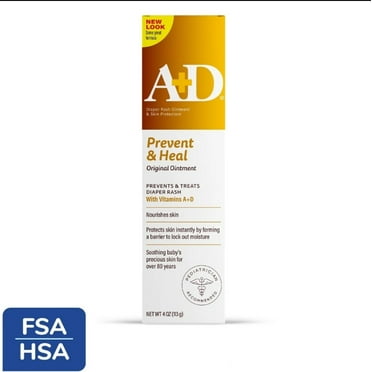 A+D Original Diaper Rash Ointment, 4oz