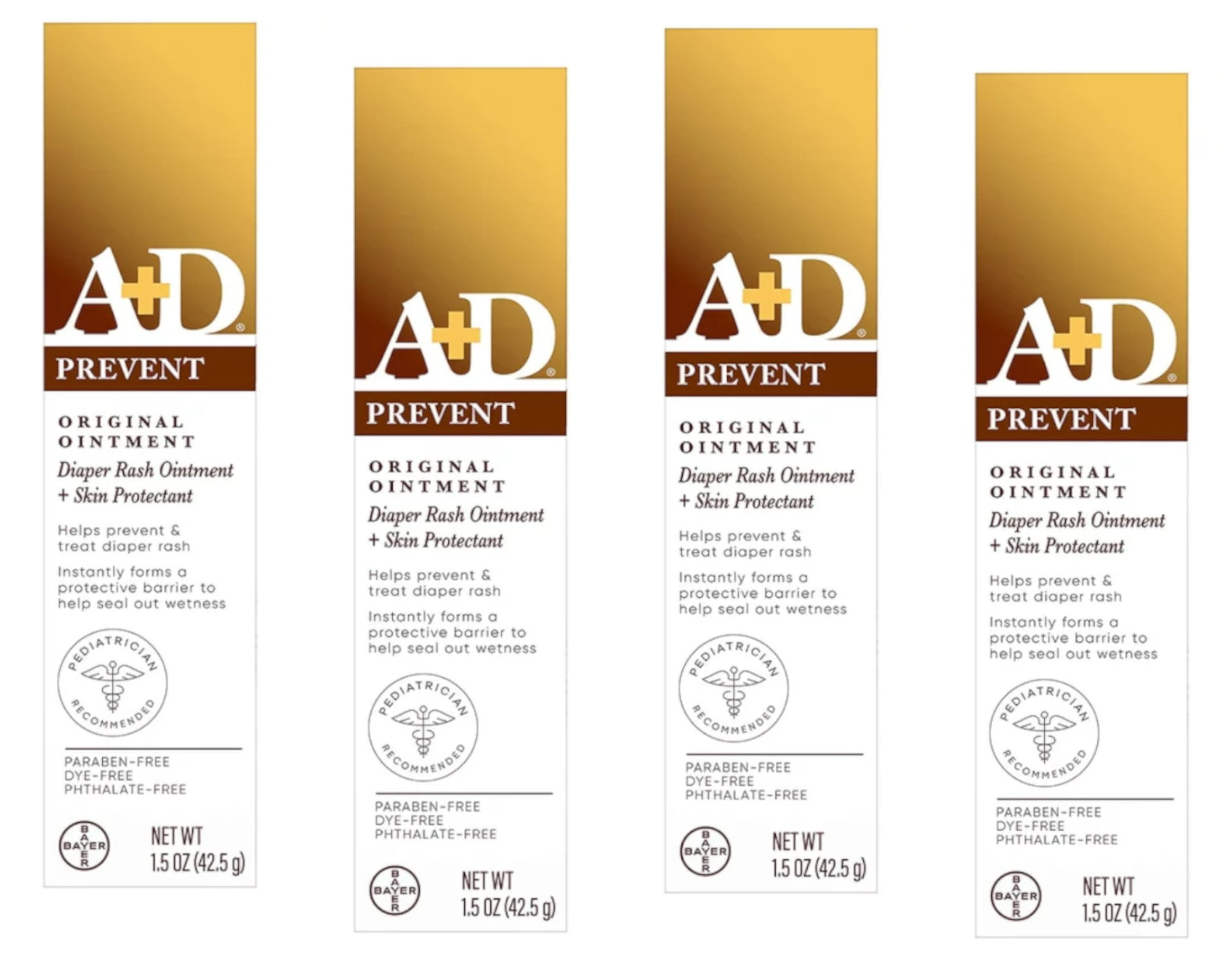 A+D Original Ointment - 1.5 oz, Pack of 4 - Walmart.com