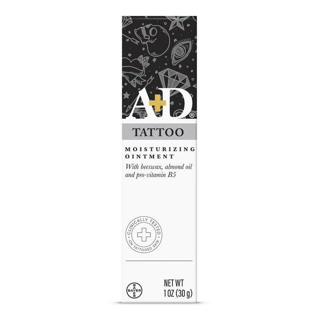 A+D Tattoo Moisturizing Ointment, 1 oz