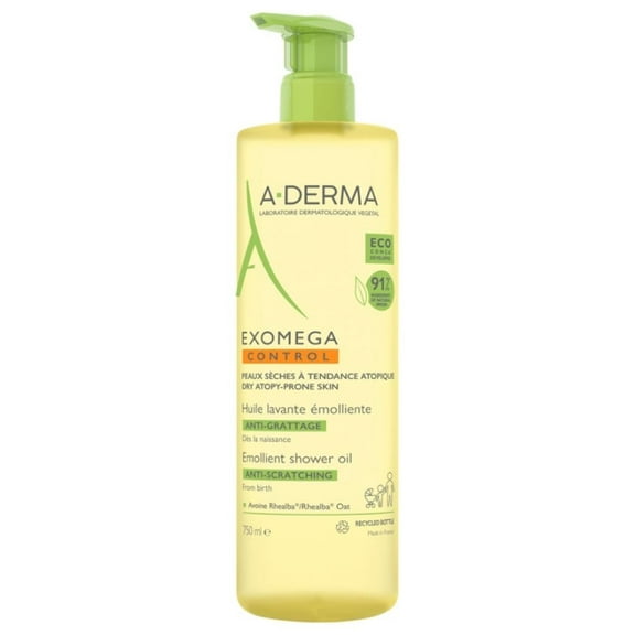 A-DERMA Exomega Control Emollient Shower Oil Anti-Scratching 750ml