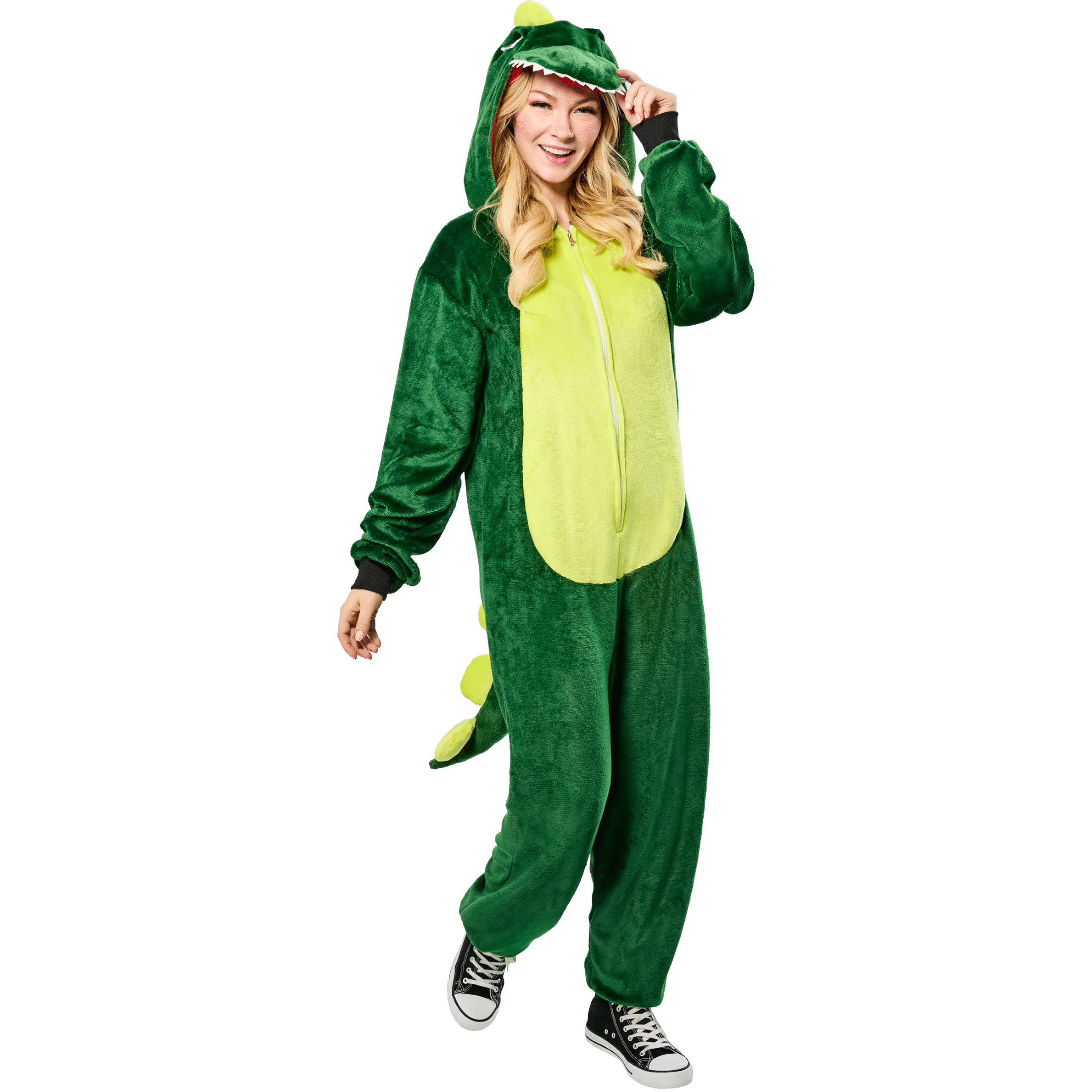 Dinosaur Halloween Costume for Adults, Adult Size L (36-42), by Way to Celebrate