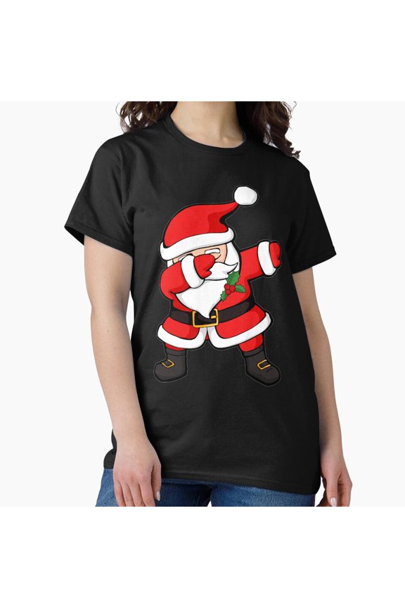A Dabbing St. Nick Claus Funny Christmas Holiday Dance Move Gift - Viral Tee G11563 Unisex T-Shirt, Up to Size 5XL