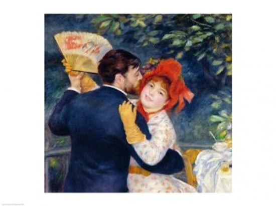 A Dance in the Country 1883 Canvas Art - Pierre-Auguste Renoir (36 x 24)