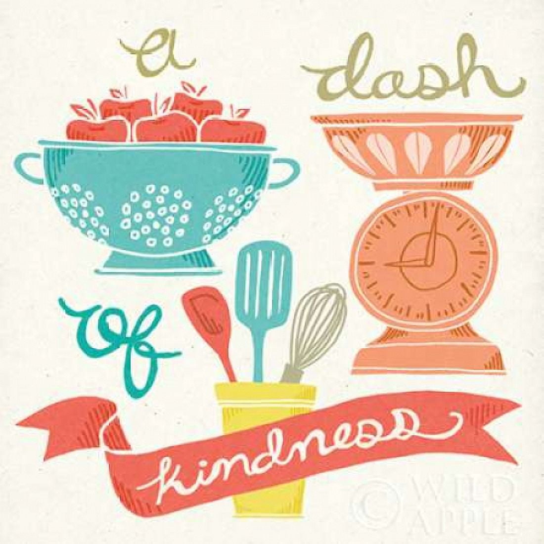 A Dash of Kindness Canvas Art - Mary Urban (24 x 24)